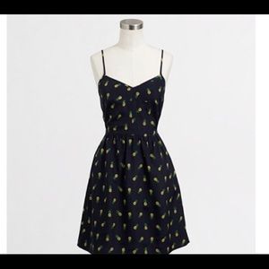 JCrew Factory NWOT Dress Pineapple Print